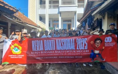 PC LDII Parongpong Laksanakan “Kerja Bakti Nasional LDII 2025” di Lima Wilayah PAC